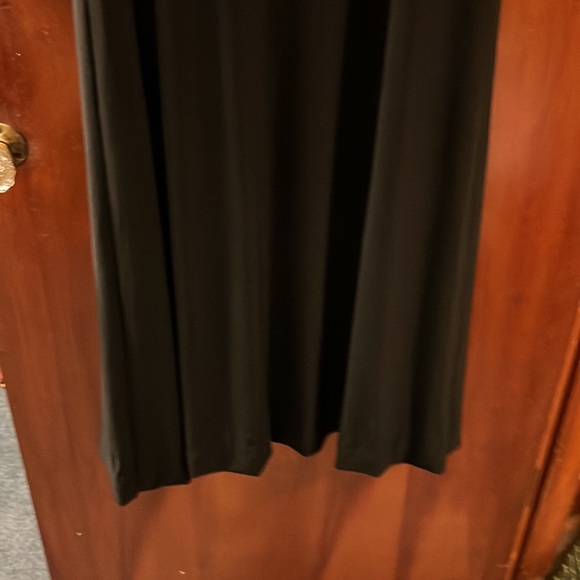 Attitudes long black cold shoulder dress in size large. - Picture 2 of 4